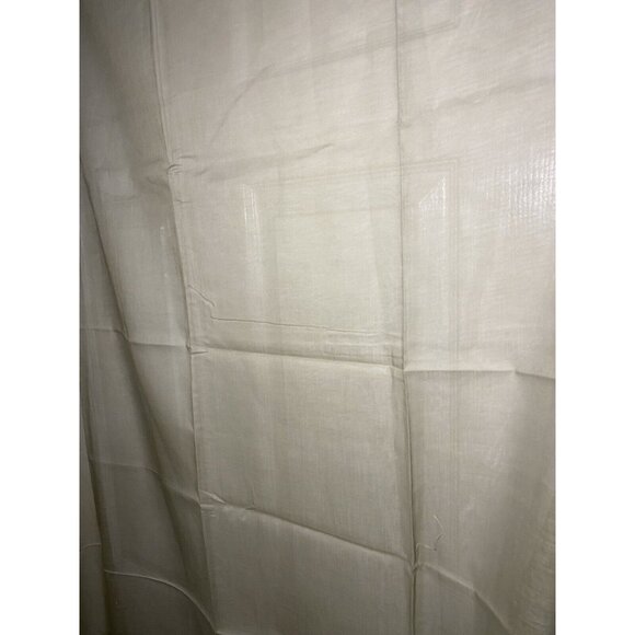 Pottery Barn Sheer Curtain Panels Classic Voile Drapes Set 2 Green 44x84 Pair - Picture 4 of 7